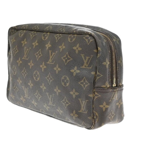 LOUIS VUITTON Trousse Toilette 28 Clutch Hand Bag Monogram Brown M47522 05CA012 - Picture 2 of 15